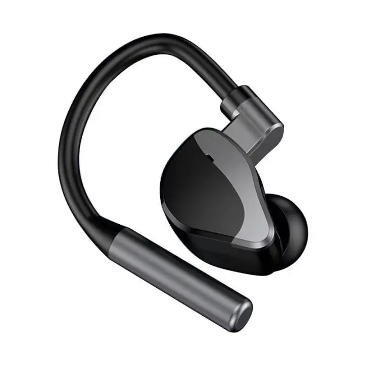 PORCHEDDU Auriculares inalámdricos de Negocios, Cascos HiFi de graves pesos with Control táctil, Bluetooth 5,2, Gancho PARA LA Oreja with Micrófono para juegos - 1