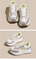 Zapatillas De Correr Para Mujer Retro Plataforma Ligera Transpirables Deporte Casual Zapatos De Muffin Estudiante Nuevo 2024 - details 22
