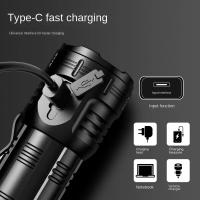 Linterna Portátil Recargable USB Con 8 * XPG Bolas Luz LED De Alta Potencia Con Imán En La Punta Y Clip Torcha Impermeable Mini Lámpara De Iluminación - details 3