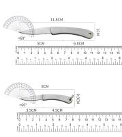 Cuchillo De Bolsillo De Acero Inoxidable Plegable Herramienta EDC Pequeña Cuchillo De Sobrevivencia Para Abrir Cajas De Entrega Express - details 2