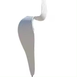 Decoración de jardín con flamencos dinámicos y pájaros en espiral para exteriores (blanco-1) - 1