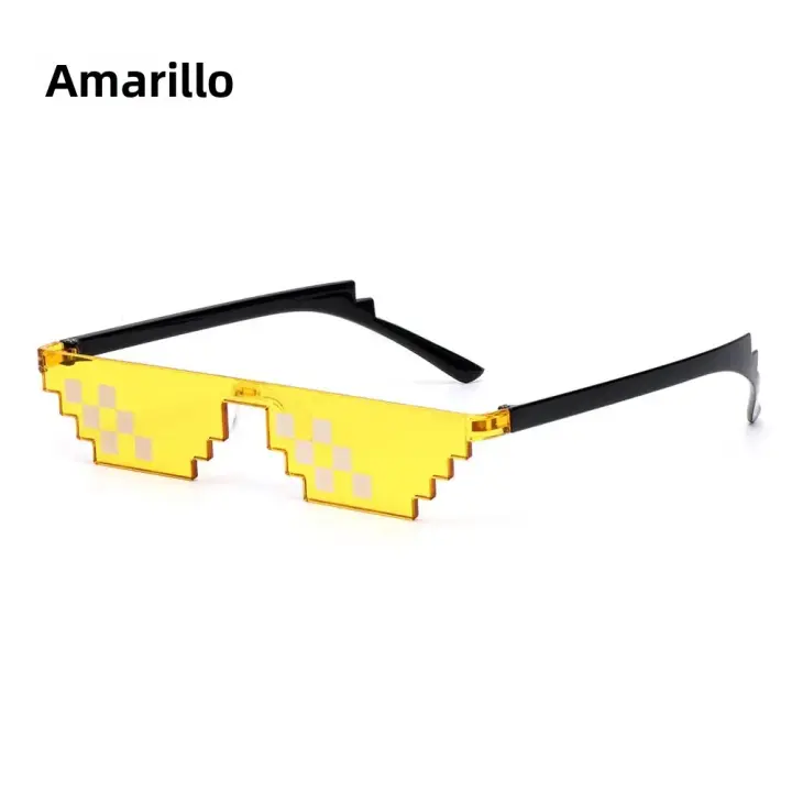 Gafas De Sol Mosaico Divertidas Gafas De Robot Retro Para Juegos De Mesa Regalos De Fiesta De Cumpleaños Para Hombres Y Mujeres - 1