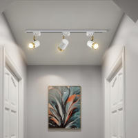 Spotlight De Techo LED GU10 Ajustable En Ángulo Multi Para Decoración De Habitaciones Sala De Estar Bares Tiendas Luz De Tramo De Rail Material De Aluminio - details 11