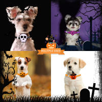 10PCS Accesorios Para Mascotas Disfraz De Calabaza Y Fantasma Para Perros Y Gatos Ajustables Estilo Halloween Suministros Para Mascotas - details 1