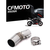 Escape De Moto Modificado Middle Link Pipe 51mm Inlet Para CFMOTO CF 450 SR 2022 2023 Año Instalación Directa Sin Requerir Herramientas - details 5