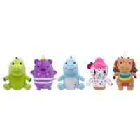 Muñeco De Peluche Moriah Elizabeth Dinosaurio Sonriente Suave Juguete De Animales De Dibujos Animados Regalo De Navidad Para Niños Material De Peluche Corto Relleno De Algodón PP Tamaño 20cm Unisex - details 0