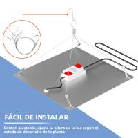 Lámpara De Cultivo De Plantas LED De 200W Espectro Completo Para Suculentas Jardín De Hojas Frutas Verduras Flores Iluminación De Relleno - details 4