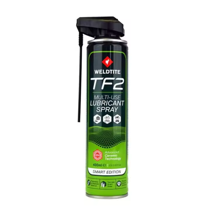 WELDTITE | Lubricante Spray Con Teflón TF-2 Smart Edition 400ml - El aceite lubricante Weldtite Teflon TF-2 tiene película protectora de Teflon y es ideal para lubricar todas las partes de rozamiento - 1