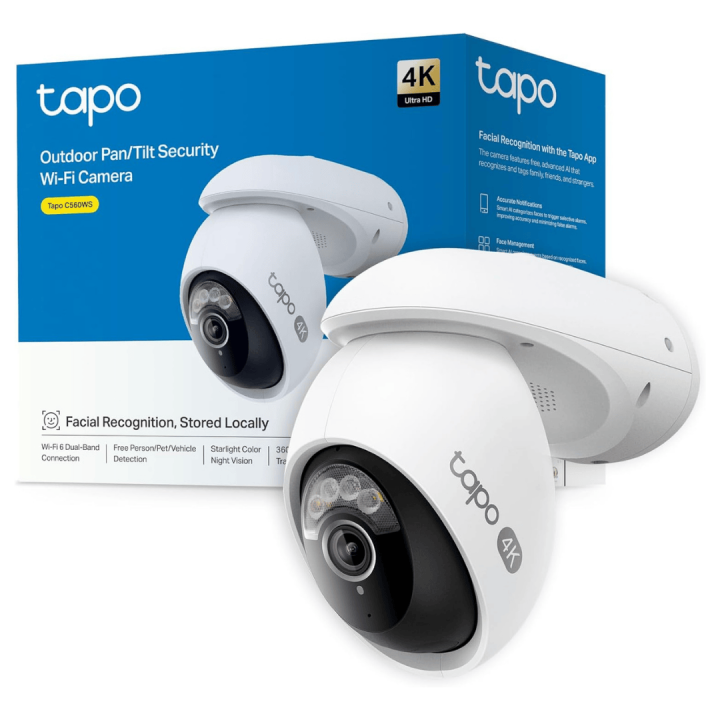 Tp-Link Tapo C560WS 4K 8 Mpx Cámara de Seguridad Exterior WiFi 6 360º con IA