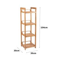 Maxia Market - Estanteria de almacenamiento de cocina y baño de bambú de Bambú, Estantes de baño y Cocina diseño moderno, Mueble de Baño y Cocina - details 1