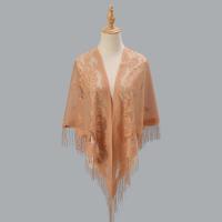 Cardigan Con Borlas Y Parches En V Para Mujer Estilo Vintage Chaqueta De Noche Para Fiesta Y Comidas Talla Única Color Múltiple - details 13