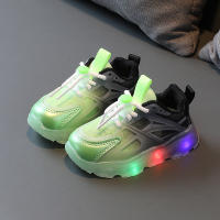 Zapatillas Deportivas LED Para Niños Y Niñas Transpirables Brillantes Zapatillas De Cuero Con Diseño De Animales Tallas 21-30 Unisex - details 3