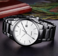 Reloj De Pulsera Masculino CURREN De Moda Simple Con Correa De Acero Inoxidable Resistente Al Agua Calendario Y Estilo De Negocios - details 10