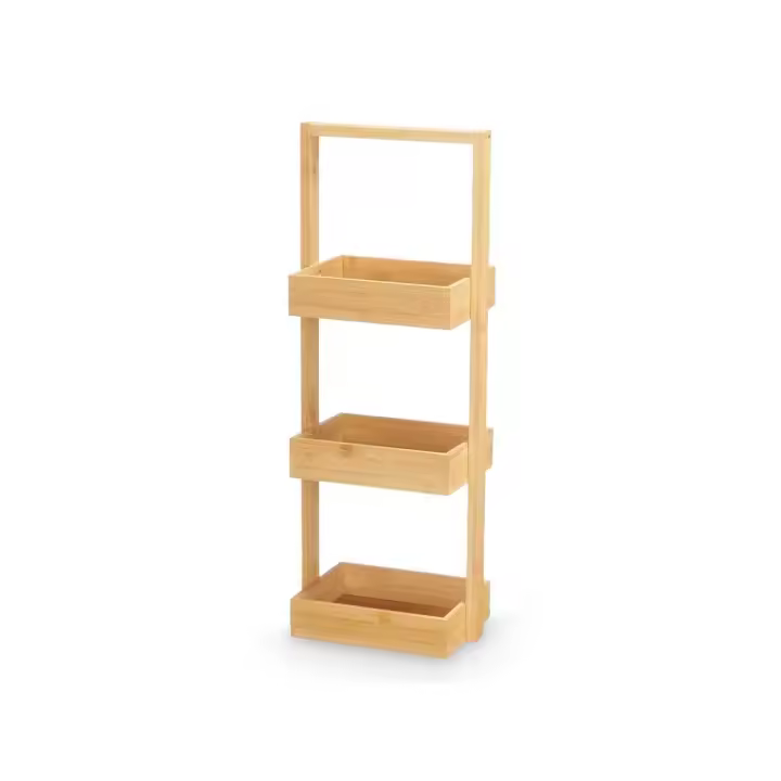 Estanteria triple bambu asa / Estanteria baño - 1