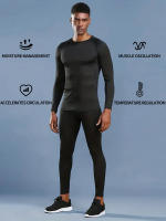 Camiseta De Compresión Para Hombres Rashguard Secado Rápido Fitness Gimnasio Surfismo Playa Deportes Running Tops Tees - details 2