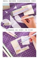 Kit De Herramientas Para Carpintería Y Manualidades 4pcs De Pincel De Pegamento Y Cuchillo Para Scrapbooking Suministros De Papelería Kawaii - details 6