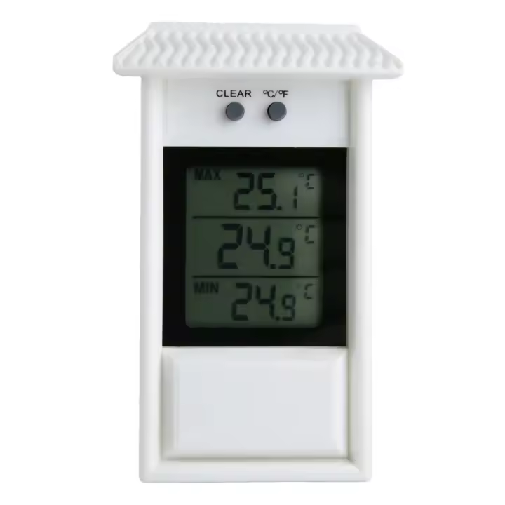 Termómetro Digital Para Exteriores Con Función De Memoria Para Máximo Y Mínimo Termómetro Para Pared Y Habitación Uso Doméstico - 1