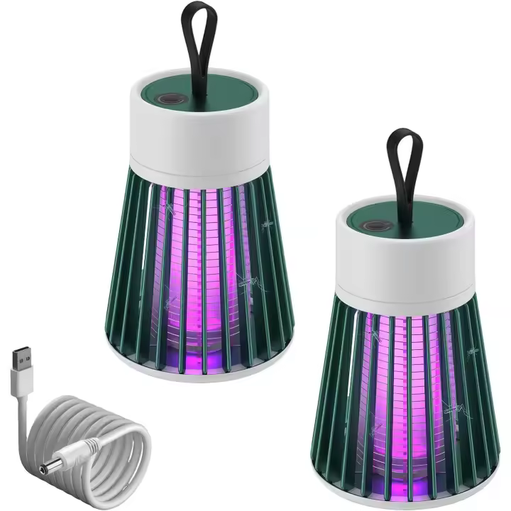 Mozz Guard Mosquito Zapper, Zapper de Insectos portáril de Nueva Generación 2024, Carga USB y bajo nivel de ruido, adecuado para interiores, Jardines domésticos, campamentos, P - 1