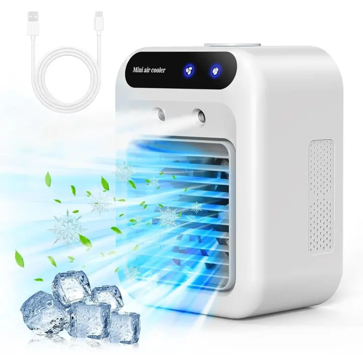 Aire Acondicionado Portátil Mini USB Ventilador 2Velocidades - 1