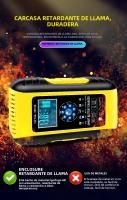 Cargador De Batería De Coche EAFC Automático 12V-24V 10A 5A Digital Para Motocicleta Reparación De Pulso Batería Seca Y Húmeda Lead - details 12