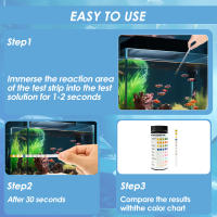 100Pcs Pruebas De Agua Para Acuario 7/9 En 1 Kit De Pruebas Para Tanque De Peces Cloruro Dureza Alcalinidad Total Carbonato pH - details 11
