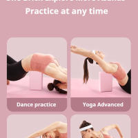 Bloques De Yoga Eje Fitness Herramienta De Entrenamiento Y Ejercicio Espuma Bloques De Gimnasio Almohadilla De Soporte Para Estiramiento Y Modelado Del Cuerpo - details 5