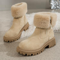 SP Botas de gran tamaño para Mujer, Zapatos de terciopelo de nuevo modelo para Mujer para Invierno, BOTAS Martin Cálidos, - details 3