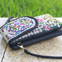 Bolso De Hombro Para Mujer Yogodlns Vintage Bordado Floral Pochete De Viaje Bolsa Bandolera Cremallera Pequeño Bolso De Mano - details 10