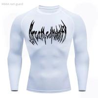 Camiseta De Fitness Para Hombre 2025 Musculatura Con Compresión Deporte Quick-drying Transpirable Talla S-3XL Poliéster Spandex - details 5