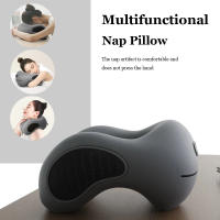 Almohada De Cuello Multifuncional En Forma De U De Espuma Suave De Rebound Lento Para Descanso Viaje Salud Cervical Masaje Almohadas De Tamaño Mediano Material Algodón 100% Relleno De Espuma De Memoria - details 14