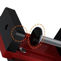 Juego De Posicionamiento Para Puertas De Armario Con Brazo Y Abrazadera De Aluminio Para Instalación De Armarios Con Marco/Framed - details 7