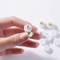 200-500Pcs Almohadillas De Esponja Blanca Antichoque Para Joyería 12x12MM Protección Para Pendientes Piezas De Hacer Manualidades - details 4