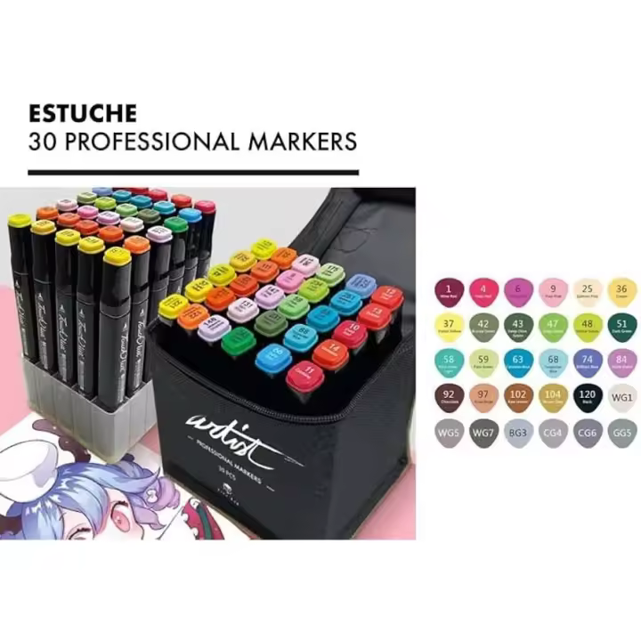 Roymart AB-0730 Rotuladores marcadores Luxury Canvas 30uds Artist - 1