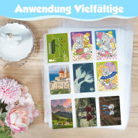 Cartera De Cartas De Colección Con 90 Bolsillos A4 Compatible Con Anillos De 2/3/4 Para Organización Y Protección De Tarjetas - details 4