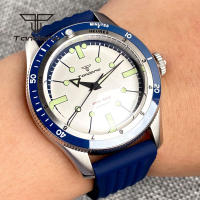 Reloj De Buceo Automático Tandorio 40mm Cristal De Zafiro Domado Acero Inoxidable Luminoso Resistente Al Agua 20BAR Masculino - details 32