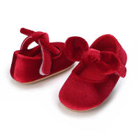 Zapatos De Princesa Para Bebé Niña En Lace Blanca Mocasines Con Lazo Y Borde Antideslizante De Goma Primera Calzado Para Caminar - details 137
