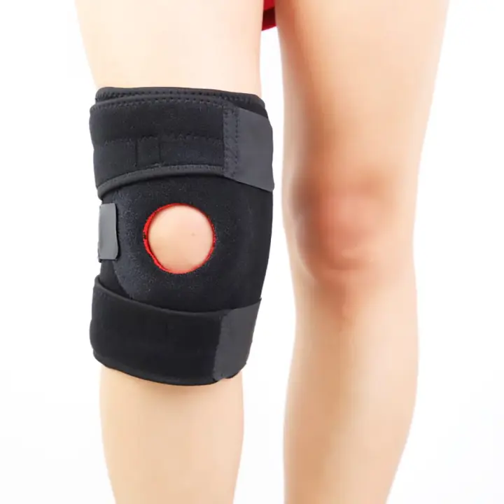 Banda elástica para la rodilla elástica , soporte de apoyo ideal para deportes y dolores musculares, rodillera de neopreno, unisex, M2 Tec - 1