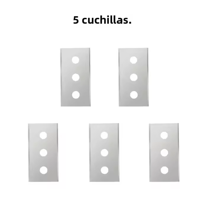 Juego De Cuchillas Multifuncional Para Limpieza De Vidrio Escáner De Pared Suelo Azulejos Cocina Estufa Herramienta Doméstica De Plástico Para Eliminar Manchas Y Suciedad - 1