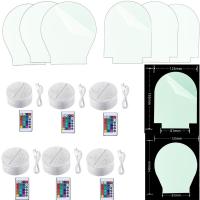 Lámparas LED 3D Luz Nocturna Con Control Remoto Inteligente Y Cable USB RGB Para Decoración De Dormitorio Regalos - details 14