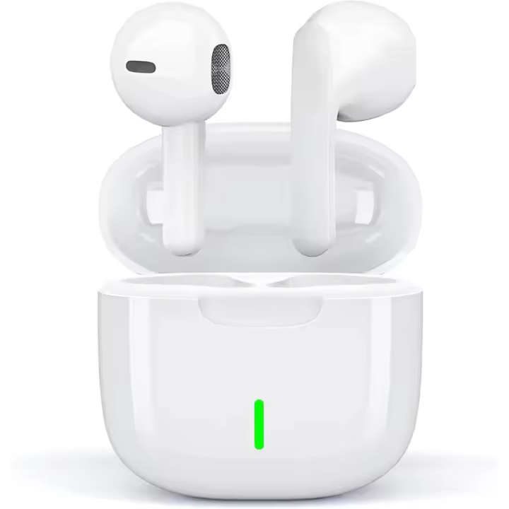 Auriculares inalámbricos, Bluetooth 5.3, auriculares inalámbricos con micrófono CVC8.0 con cancelación de ruido, IP7, impermeables, estéreo, auriculares deportivos Bluetooth de 75 horas para iOS [Clase de eficiencia energética A+++] - 1