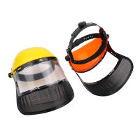 Gorro De Seguridad Para Jardín Con Máscara Protectora De Red Completa Para Trimmer De Grama Motosierra De Bajo Y Protección Forestal - details 3