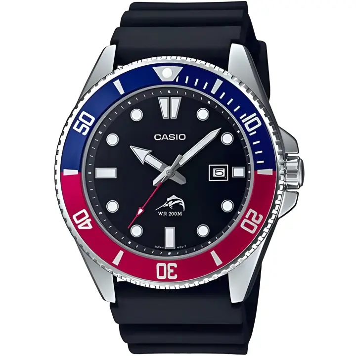 Reloj Hombre Buceo Casio MDV-106B-1A2 MARLIN DURO correa goma - 1