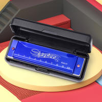 Harmonica Portátil Con 10 Agujeros Y 20 Tonos Mini Harmonica Instrumento Musical Educativo Para Niños Y Adultos Regalo Fácil De Aprender - details 6