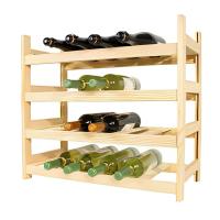 Botellero de Madera Meyvaser para 24 Botellas - Natural y Apilable - details 0