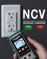 Multimetro Digital Profesional, Polimetro 4000 Conteos, Tester Electricista sin Contacto, Voltimetro Inteligente, Rango Automatico, Voltaje de CA/CC Envio 24Horas - details 2