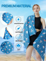 Toalla De Playa Grande Microfibra Toalla Rápida Para Secado Nube Toalla De Piscina Para Adultos Viajeros S2 Material De Tela De Microfibra - details 7