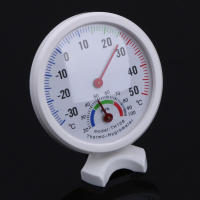 Mini Termómetro-Higrómetro En Forma De Reloj Análogo Para Pared Medidor De Temperatura Y Humedad Rango -30 a 50 Grados Celsius - details 0