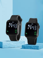 Reloj Inteligente Minimalista Para Estudiantes 2PCS Para Niños Y Niñas Con Pantalla Elevada Y Contador De Pasos Reloj Deportivo Electrónico - details 0