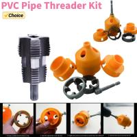 Kit De Torneador De Tubo PVC Con Herramienta De Reparación De Plomería Manual Dientes De 1/2 Pulgada 3/4 Pulgada 1 Pulgada Material De Acero Aluminizado - details 13