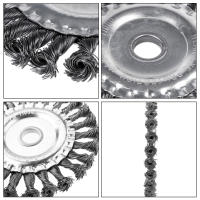 Disc De Trimmer De Hierba 4/5 Pulgadas Ruedas De Acero Inoxidable Para Limpieza Y Pulido Con Placa De Fijación Integrada Piezas De Repuesto Para Motosierra - details 6